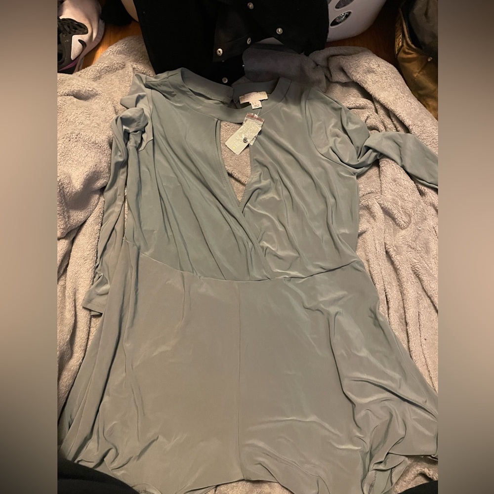 forever 21 long sleeve romper